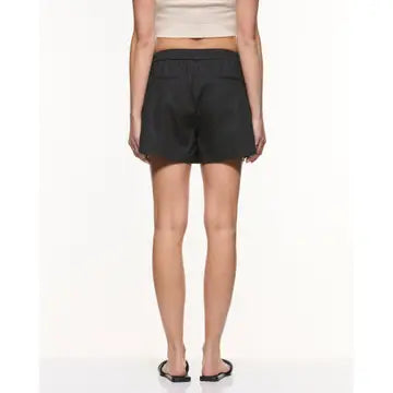 Jamie Linen Shorts - Black or Blue/white stripe