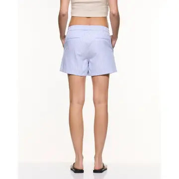 Jamie Linen Shorts - Black or Blue/white stripe