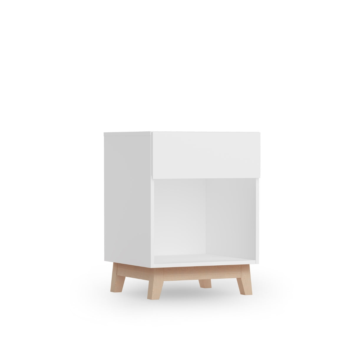 BabyRest Tommi Bedside - White or Oak/White - available to order