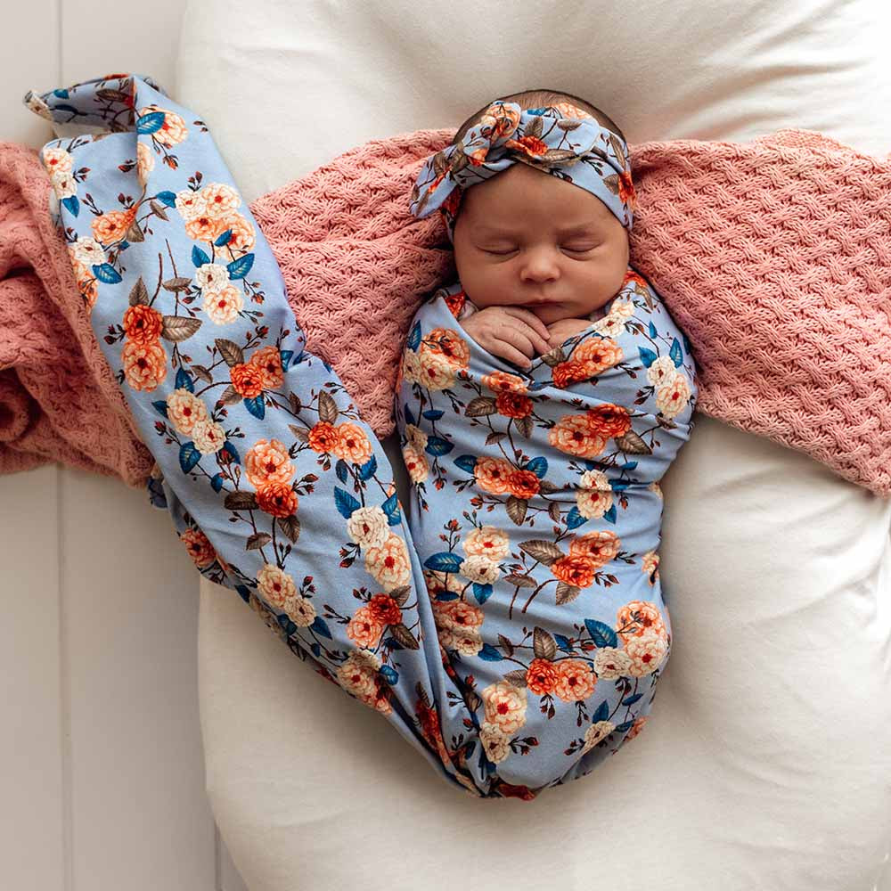 Stretch Cotton Baby Wrap set