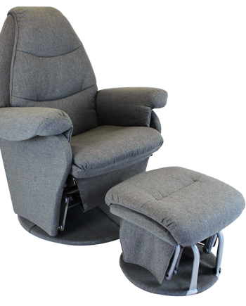 Vogue Feeding Glider Chair & Ottoman - On display & Available to order