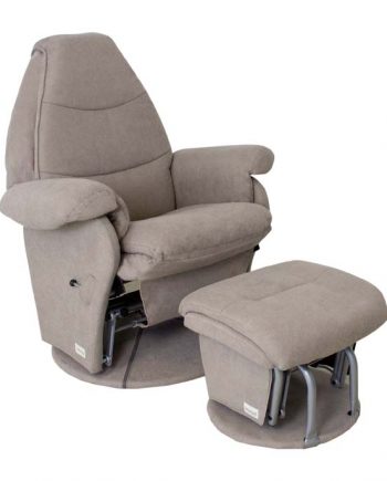 Vogue Feeding Glider Chair & Ottoman - On display & Available to order