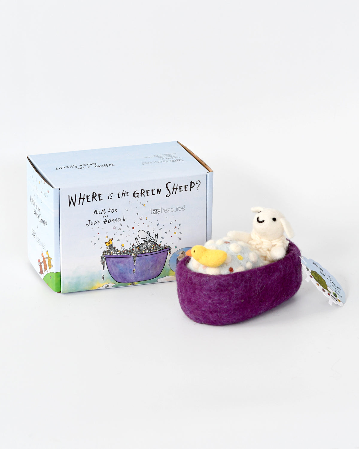 Where Is The Green Sheep? Bath Sheep Play Set