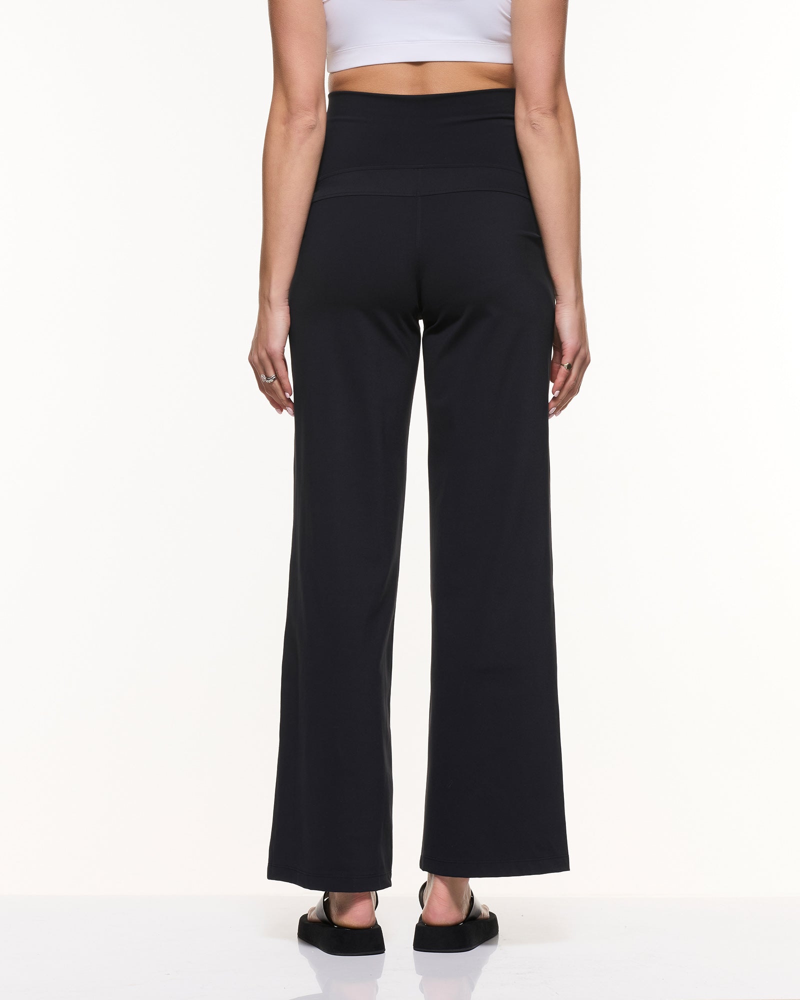 Wide Leg Overbelly Leggings
