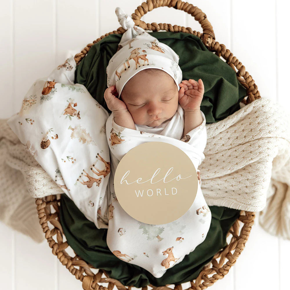Snuggle Hunny Reversible Milestone Cards
