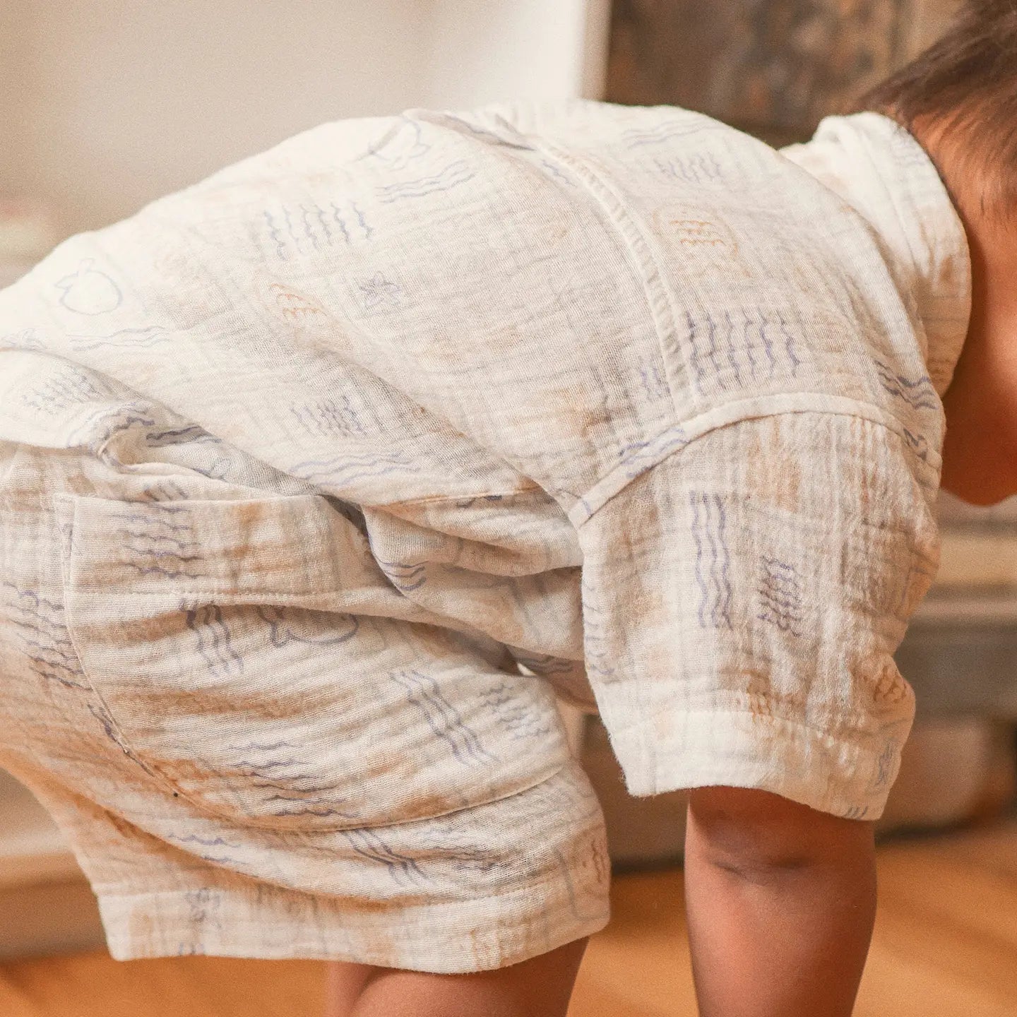 Salty Shores Woven Print Short