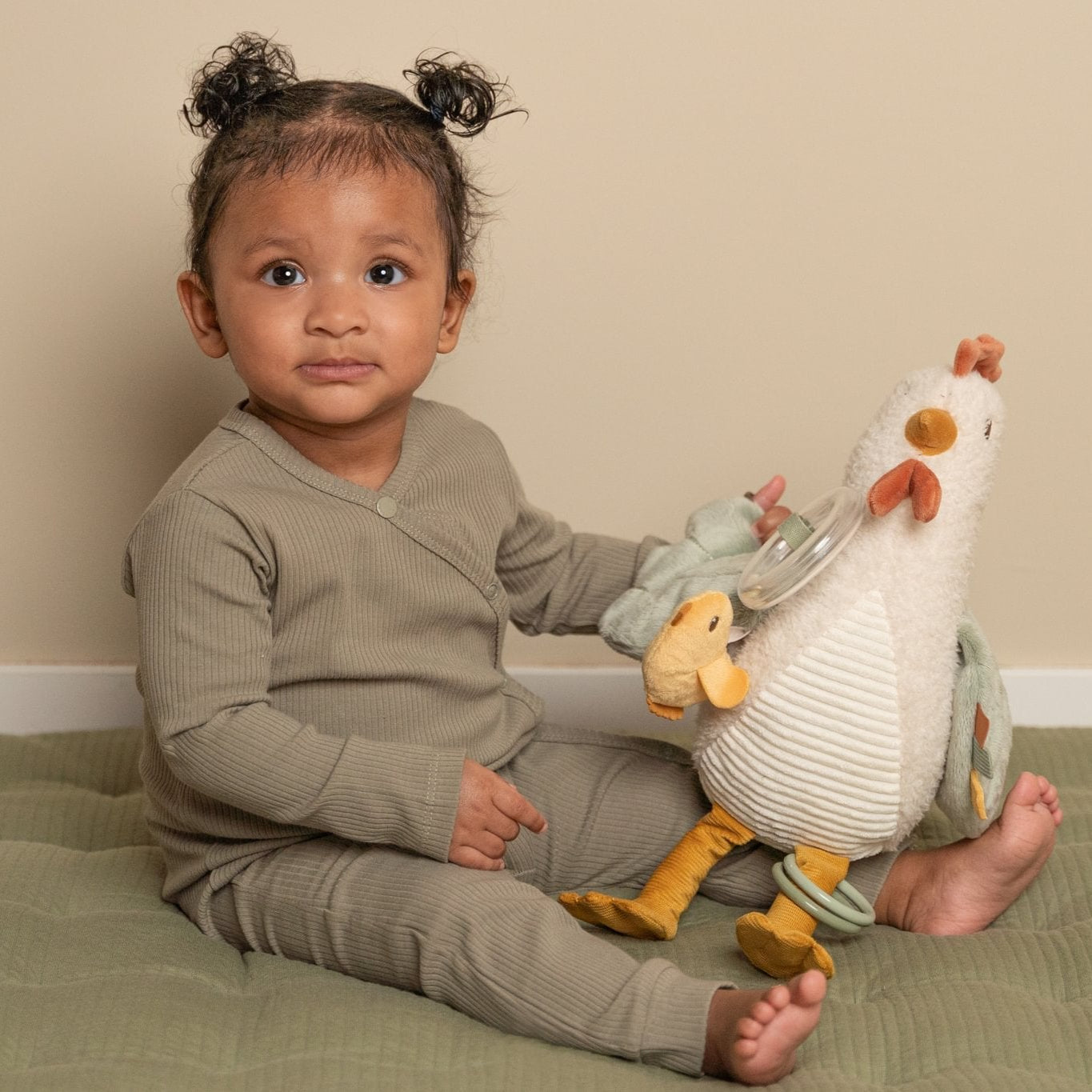 Soft Activity Chicken Plush Toy