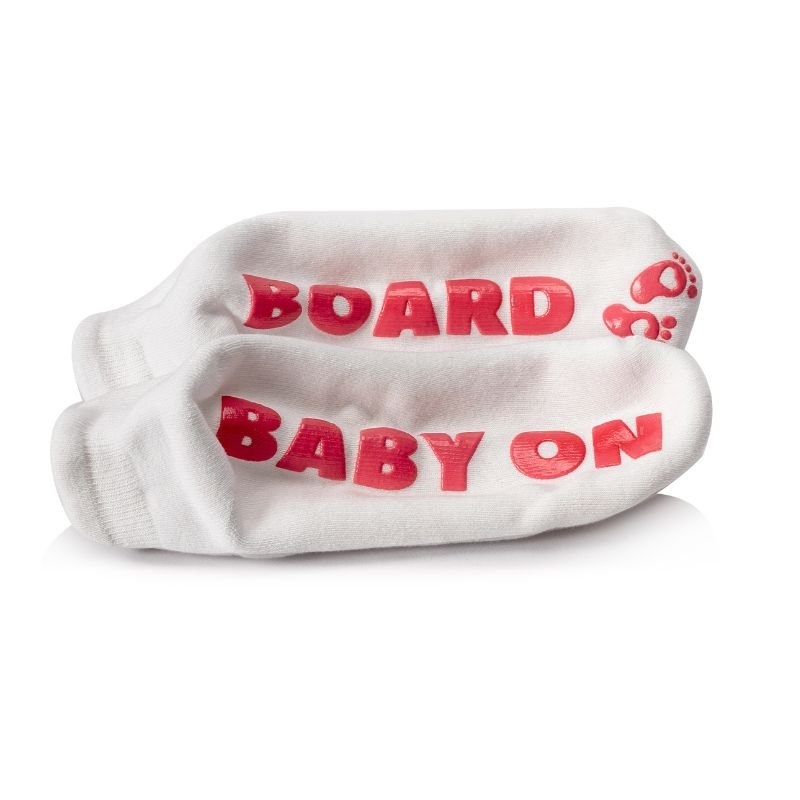 Maternity "Baby On Board" Anti-Slip Socks