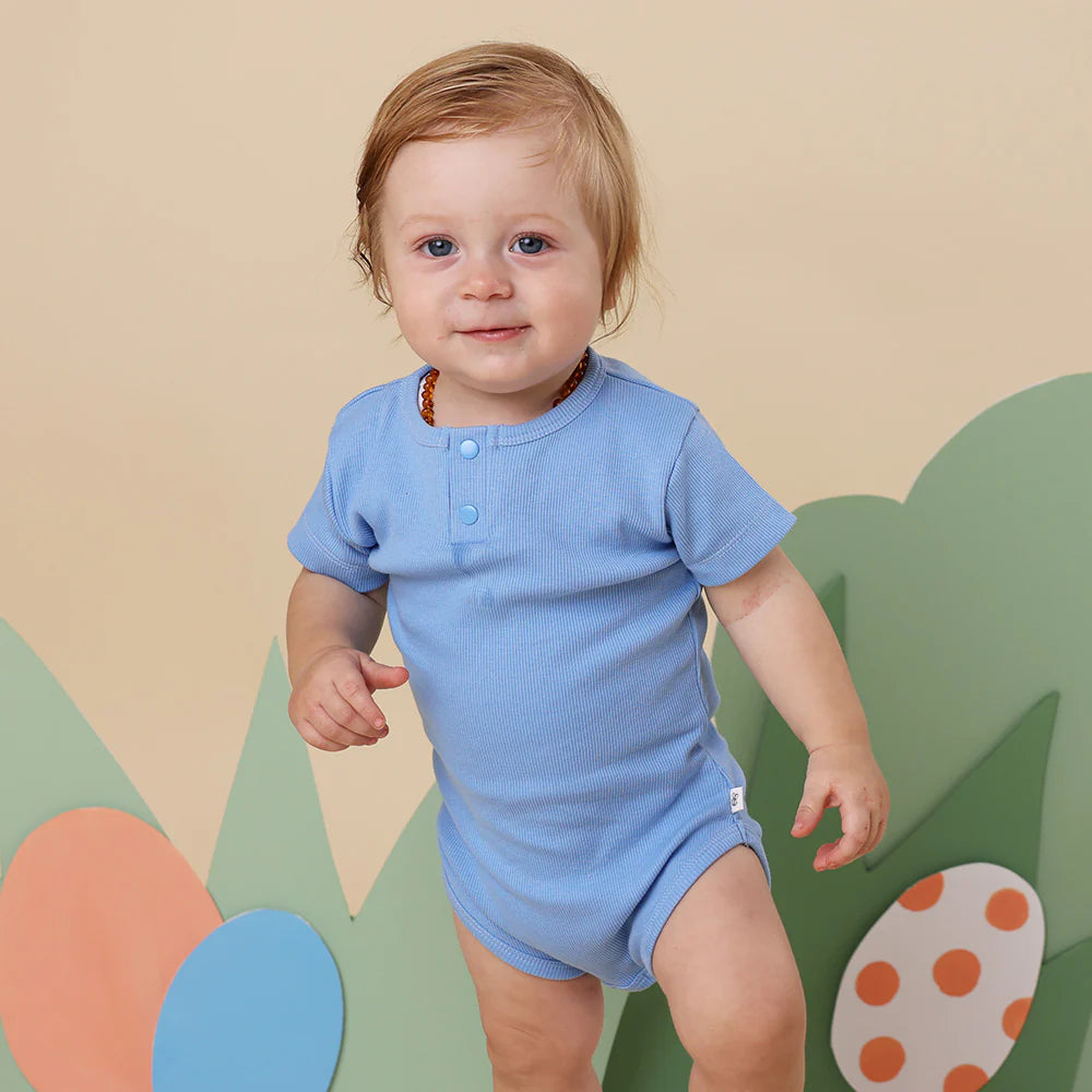 Bluebell Short Sleeve Organic Bodysuit