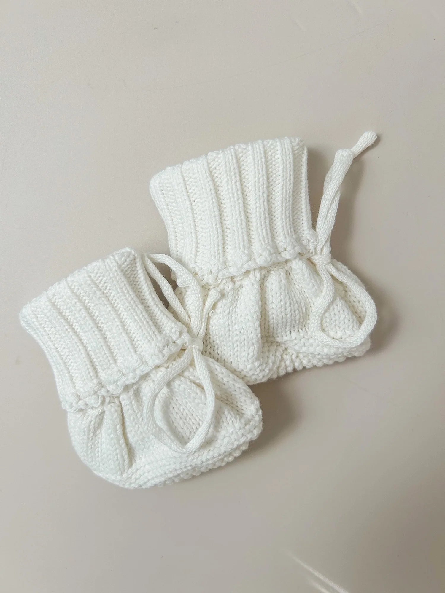 Cuff Newborn Lace Booties