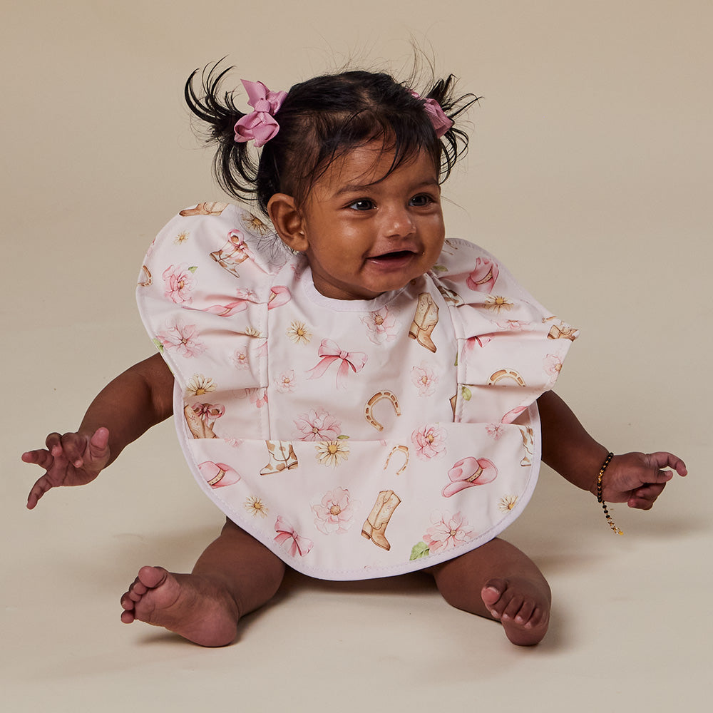 Snuggle Bib with Frill