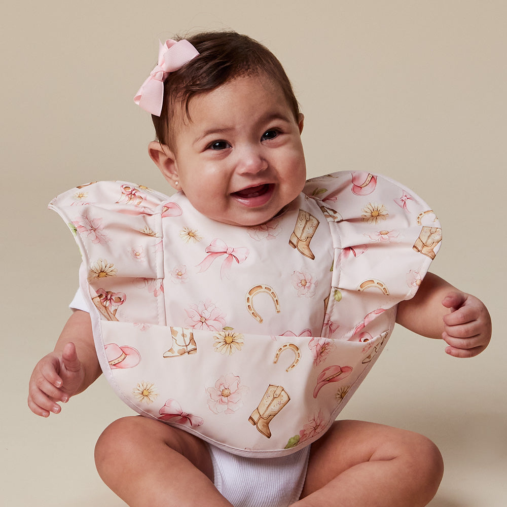 Snuggle Bib with Frill
