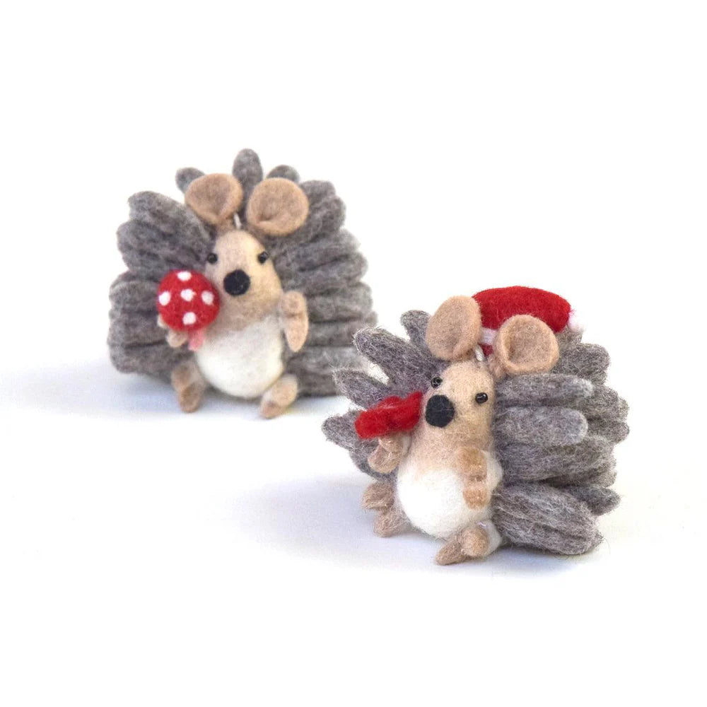 Handcrafted Felt Christmas Ornaments