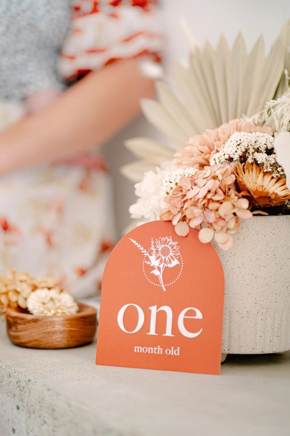 You Are My Sunshine Baby Milestone Cards