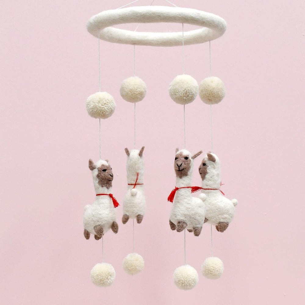 Nursery Cot & Ceiling Mobiles – Handmade Felt Designs