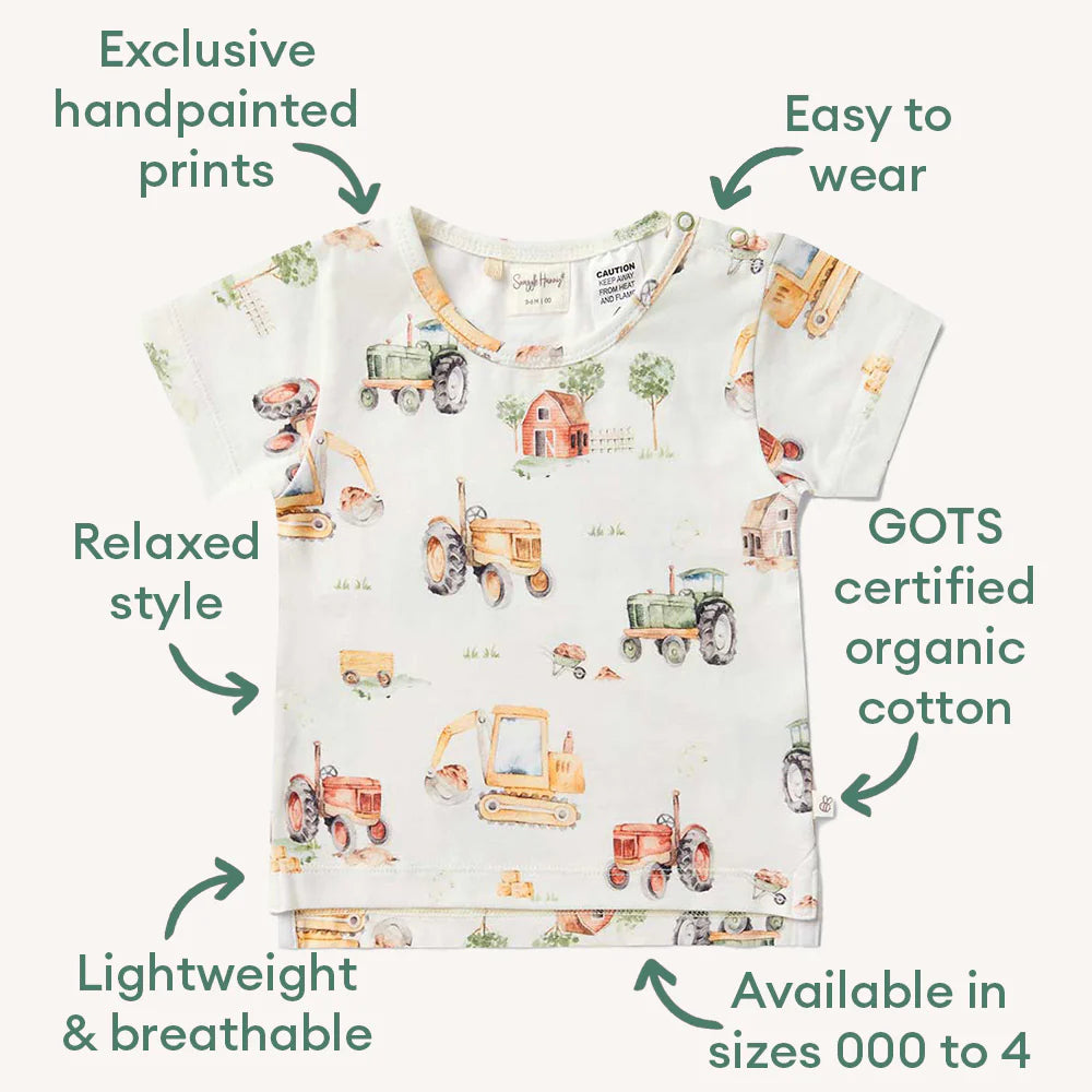 Diggers & Tractors Organic T-Shirt