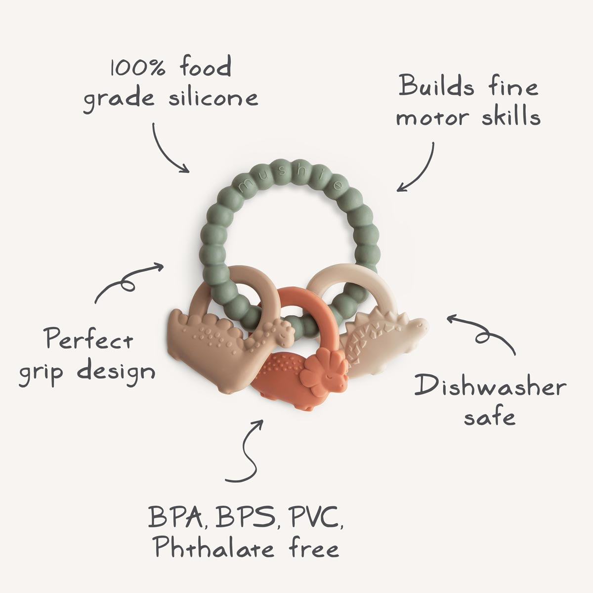 Mushie Teether Rings