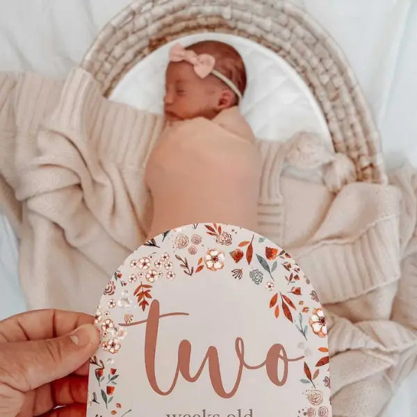 Bloom Baby Milestone Cards