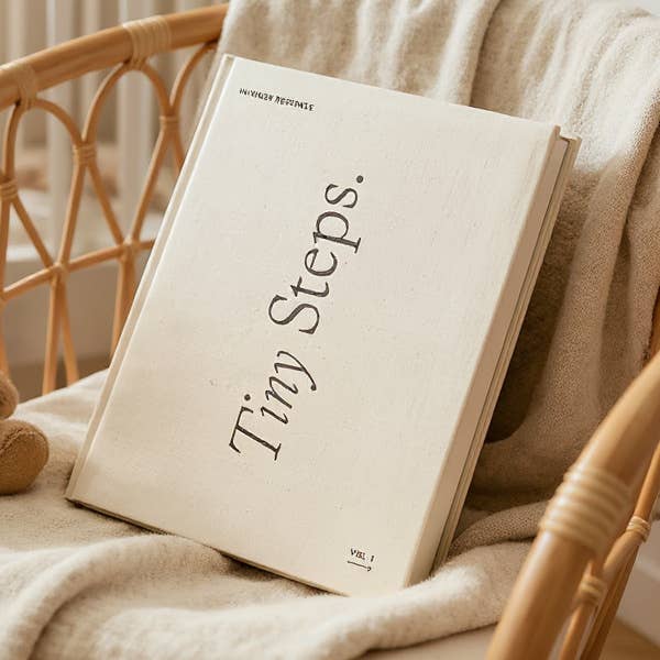 Tiny Steps Baby Linen Photo Album