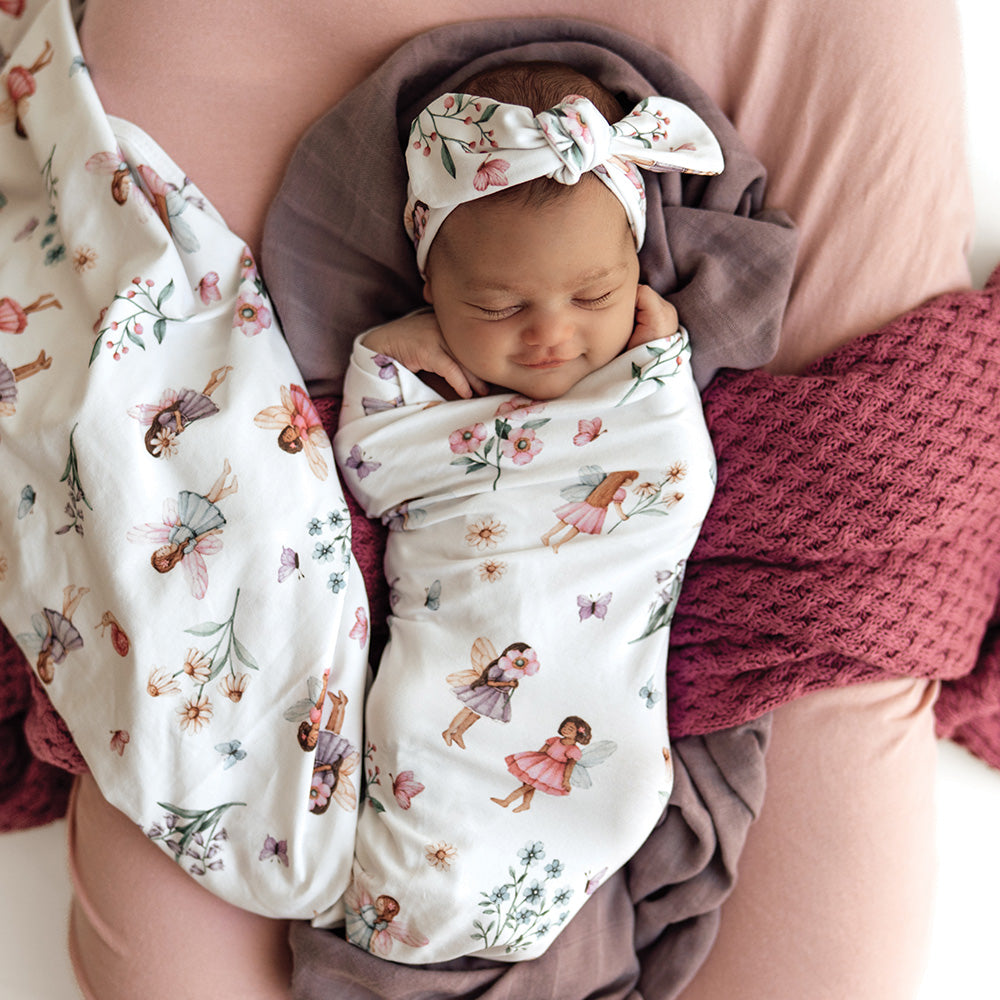 Stretch Cotton Baby Wrap set