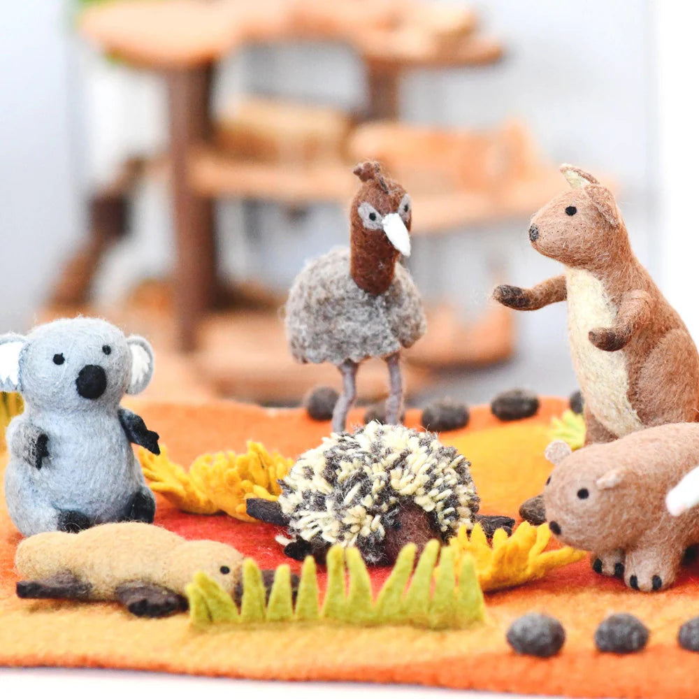 Handcrafted Felt Australian Animals