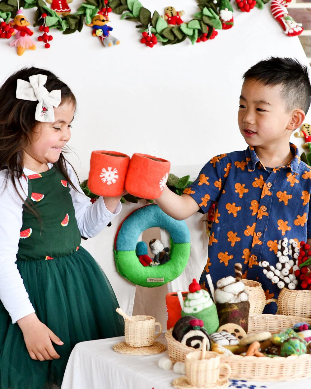 Felt Hot Chocolate Cacao with Marshmallows