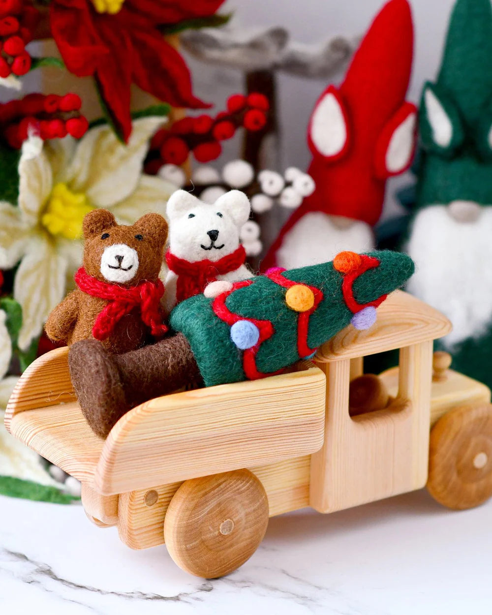 Handcrafted Felt Christmas Ornaments