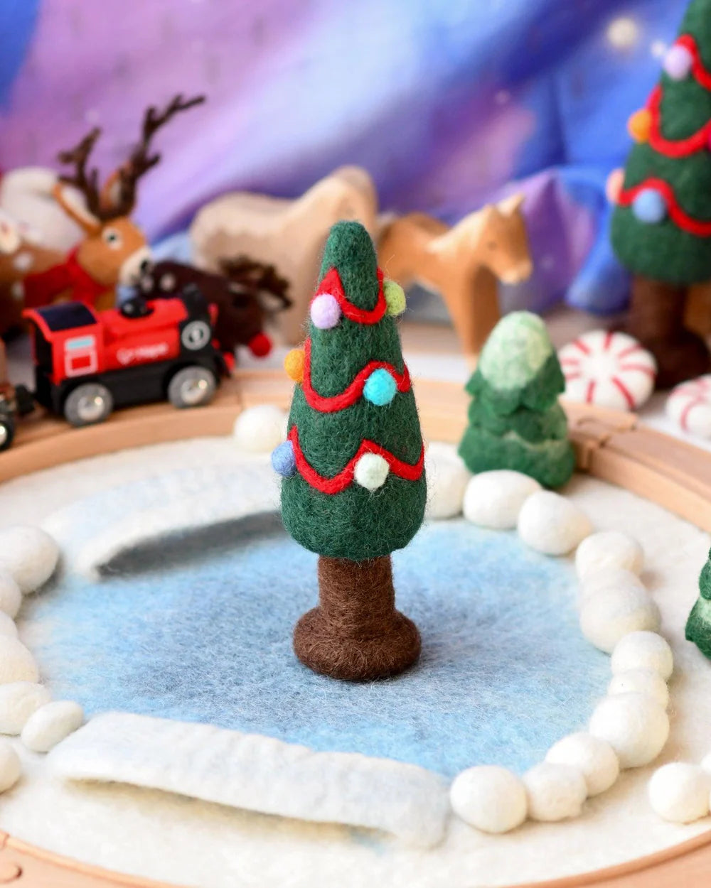 Handcrafted Felt Christmas Ornaments