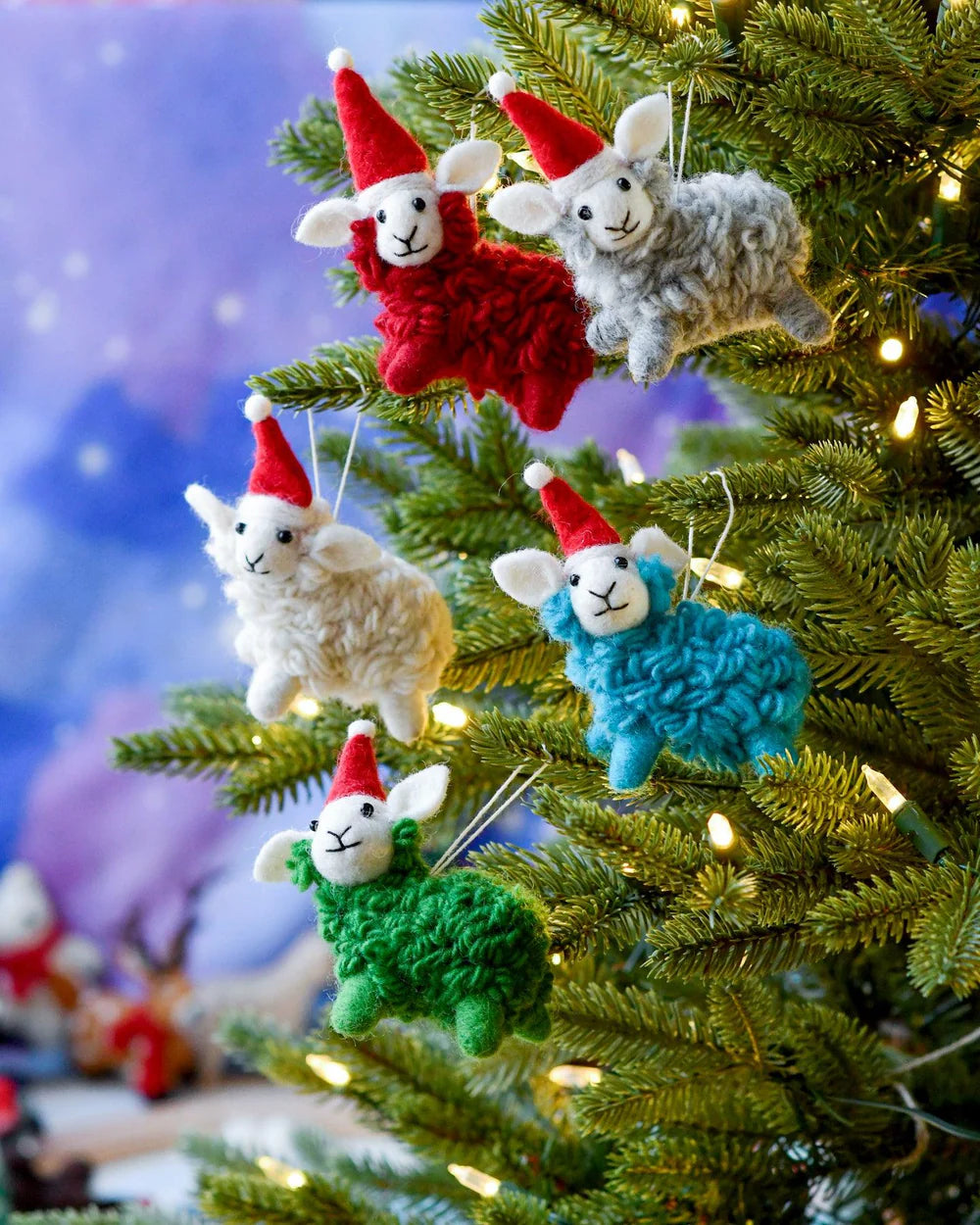 Handcrafted Felt Christmas Ornaments