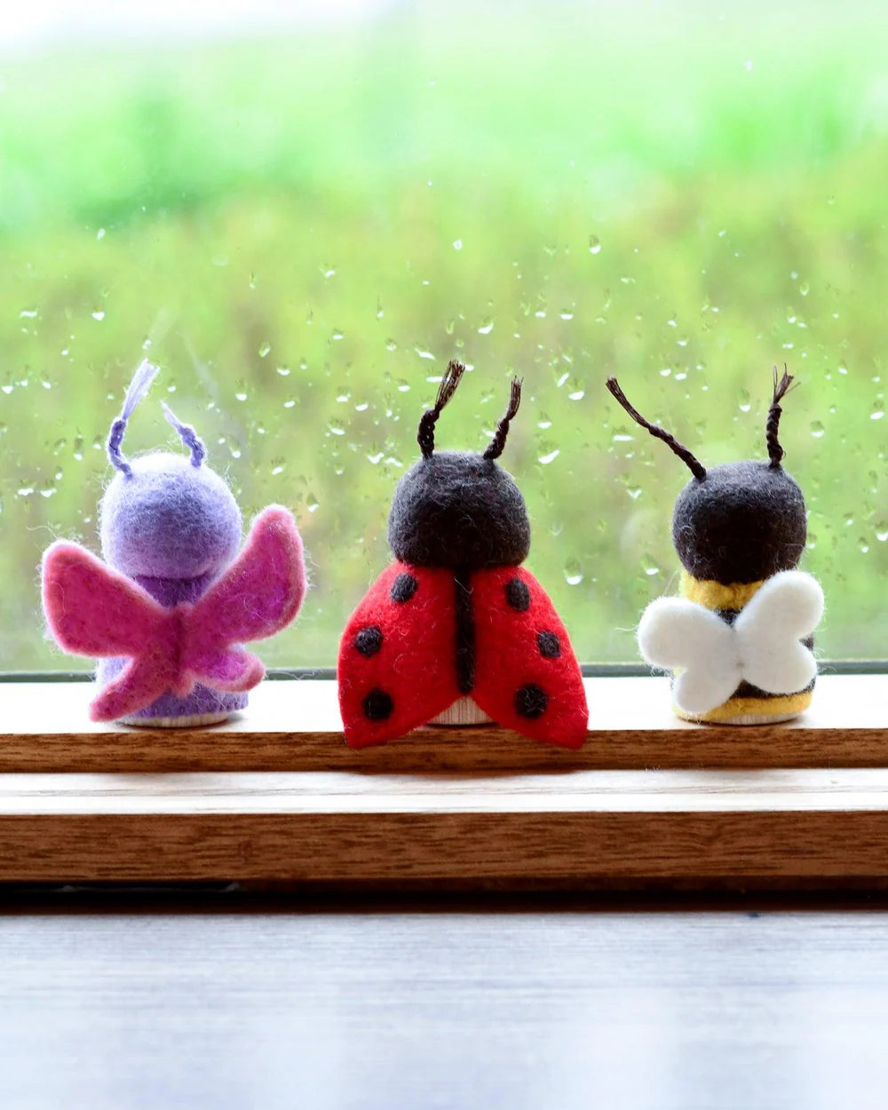 Handcrafted Felt Peg Dolls