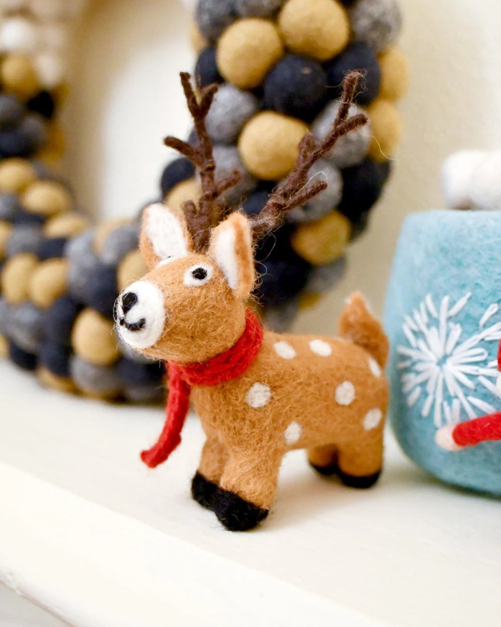 Handcrafted Felt Christmas Ornaments