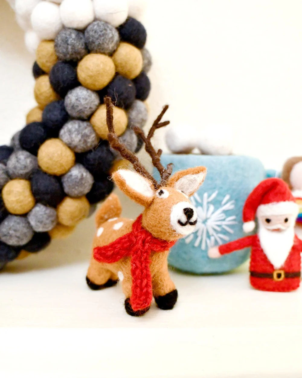 Handcrafted Felt Christmas Ornaments