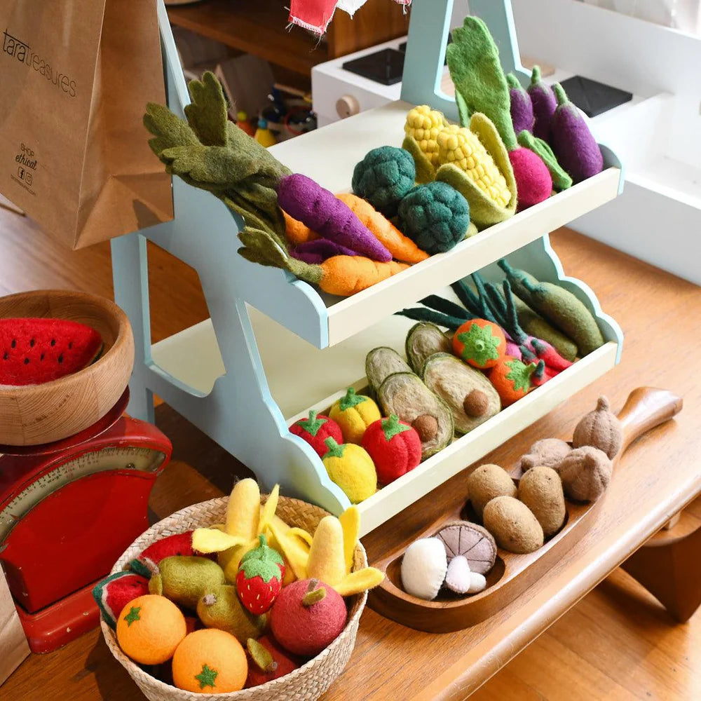 Felt Vegetables and Fruits Sets