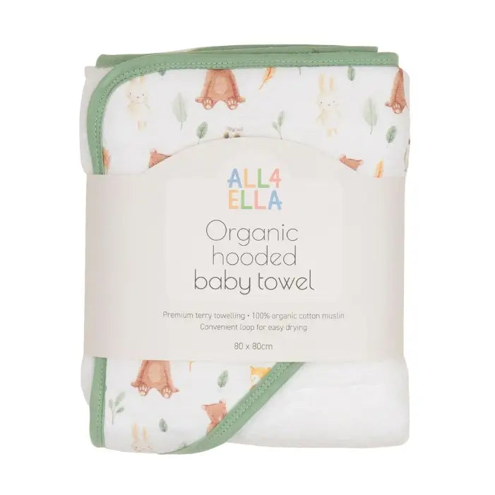 Hooded Towel Forest Friends