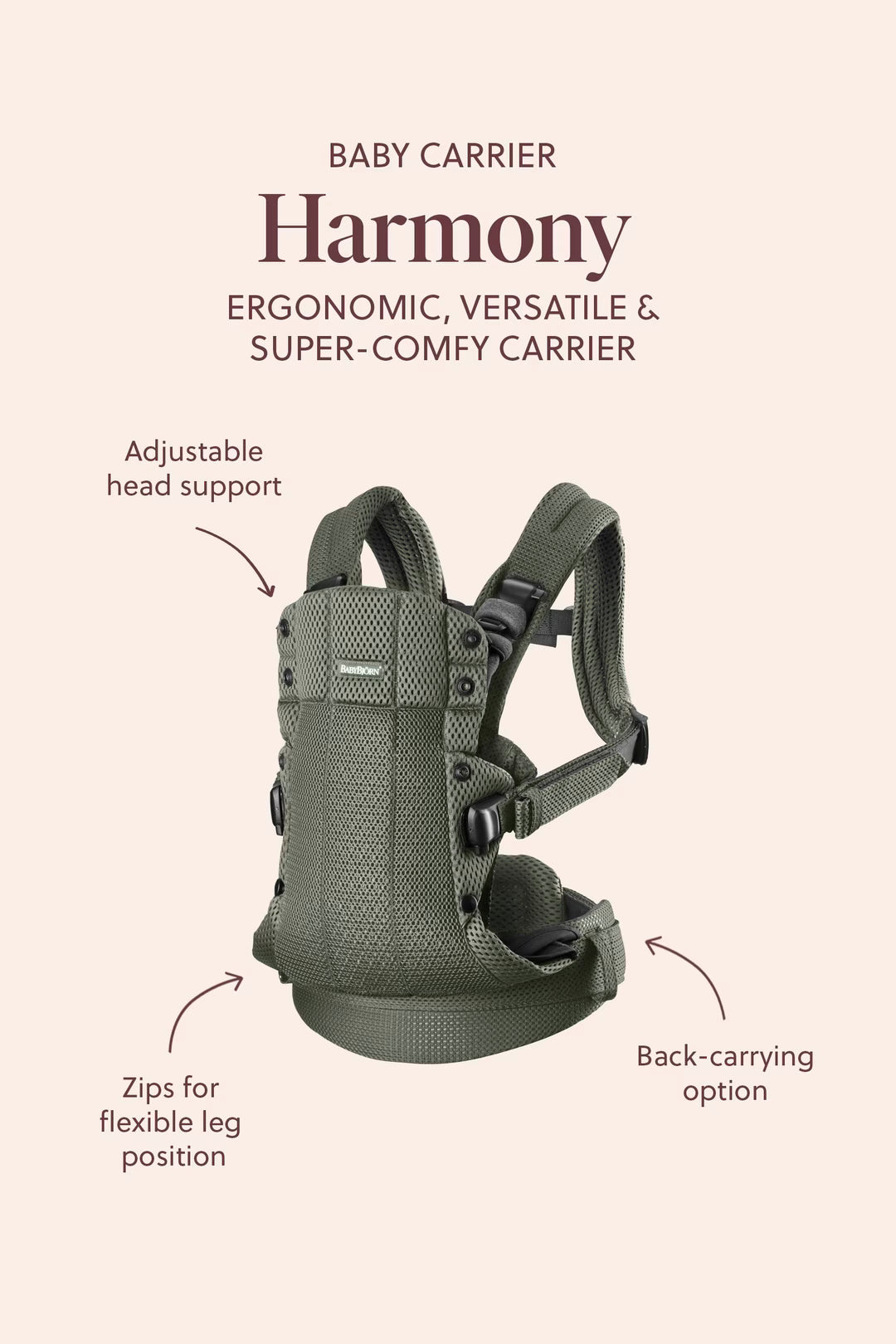 Baby Carrier Harmony (Mesh)