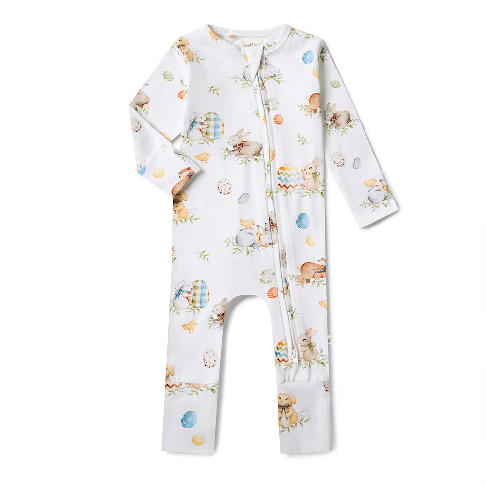 Flopsy Bunnies Organic Snugglesuit Convertible Romper