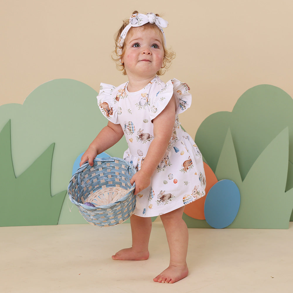 Flopsy Bunnies Short Sleeve Organic Dress