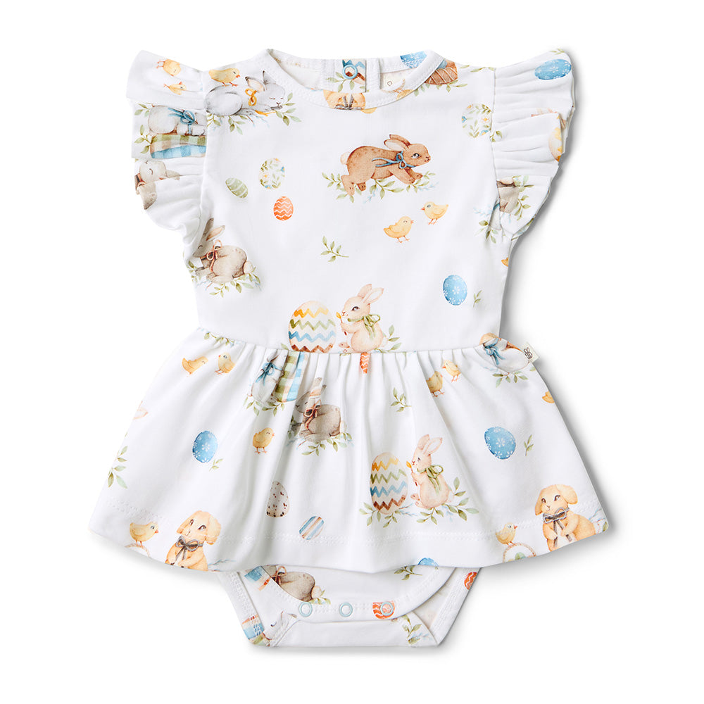 Flopsy Bunnies Short Sleeve Organic Dress