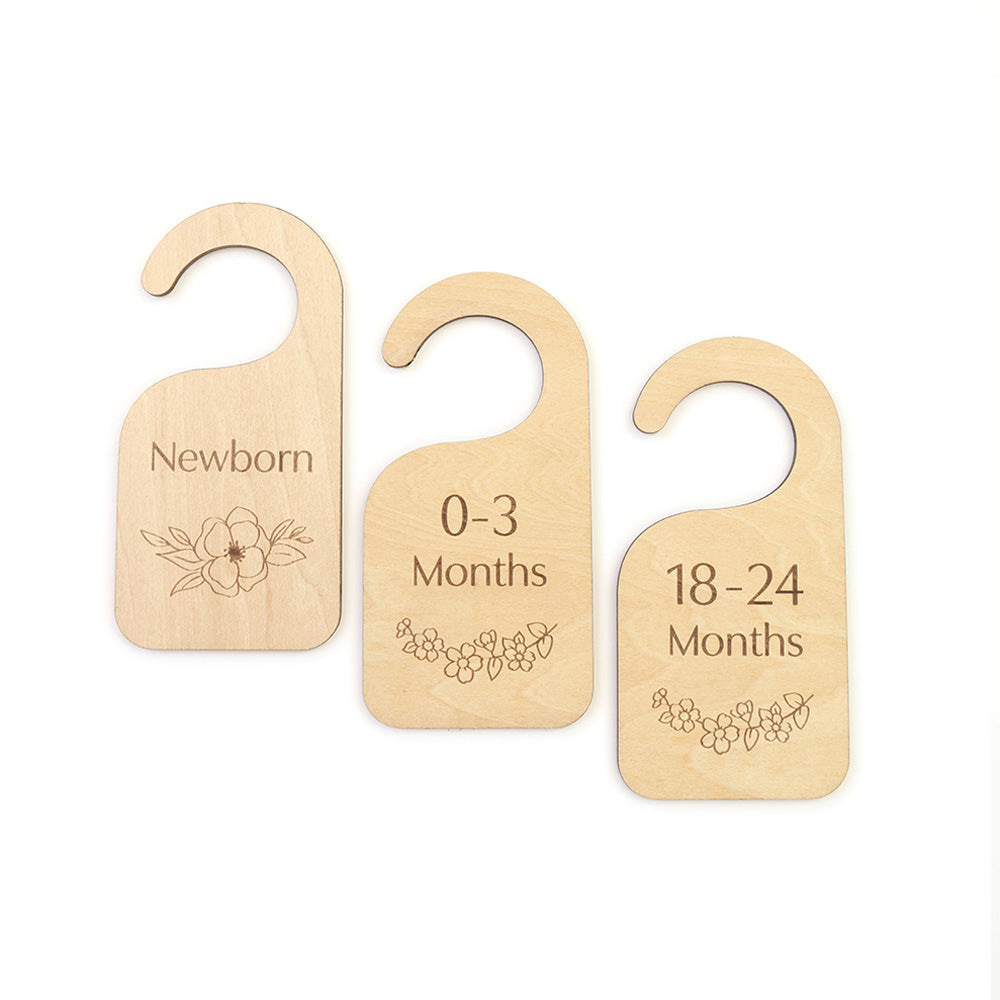 Floral Wooden Wardrobe Dividers