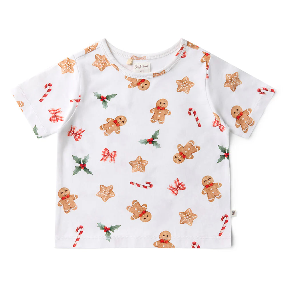 Gingerbread Organic Kids PJ Set