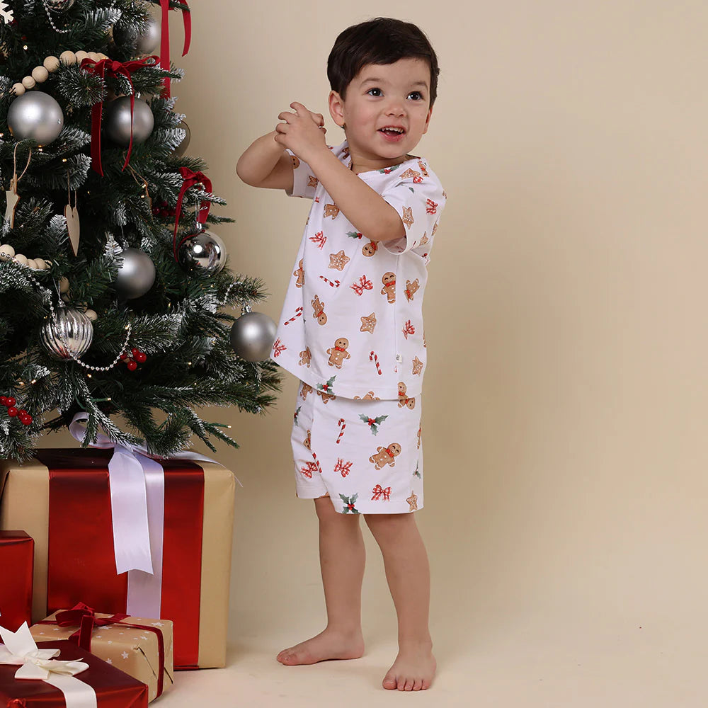 Gingerbread Organic Kids PJ Set