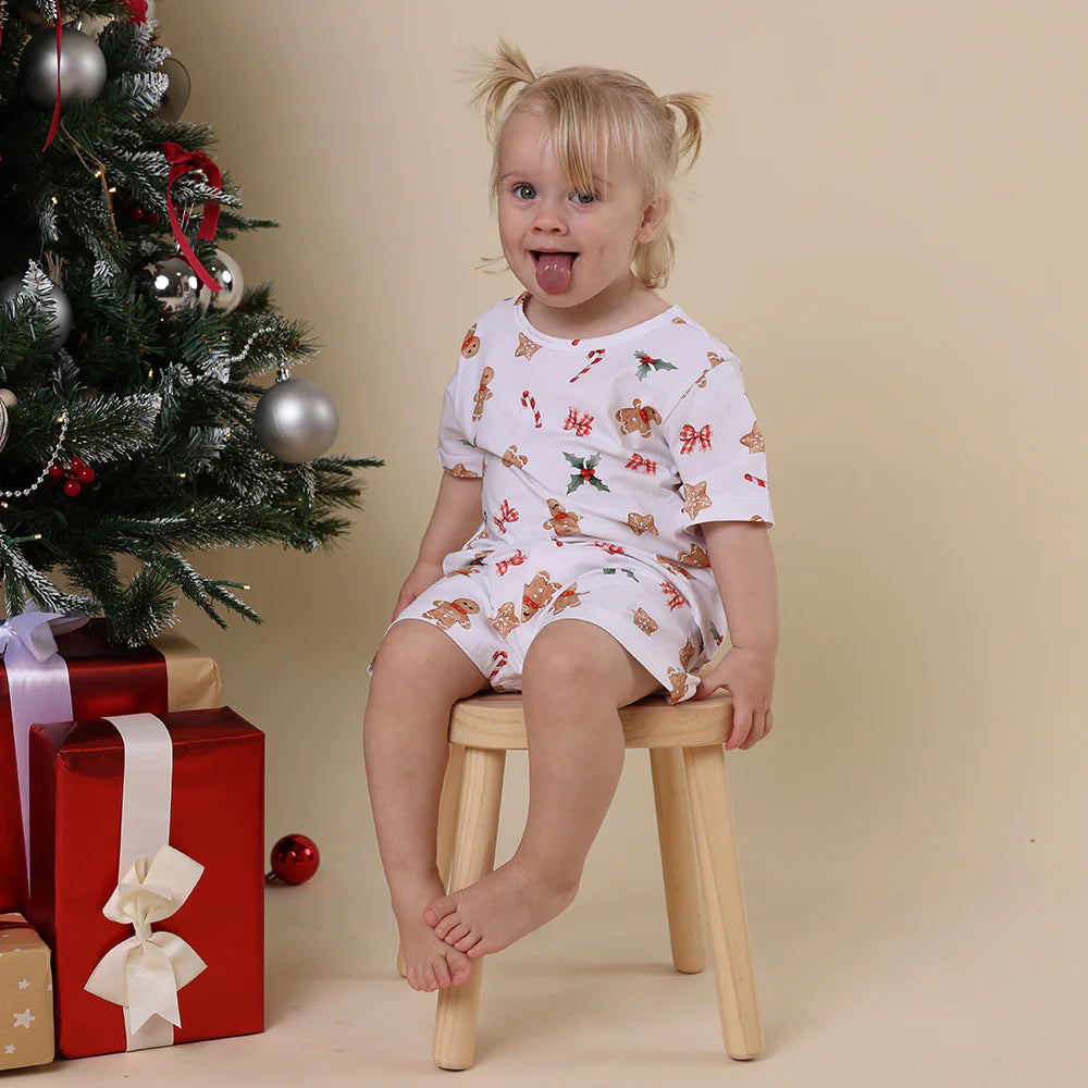 Gingerbread Organic Kids PJ Set