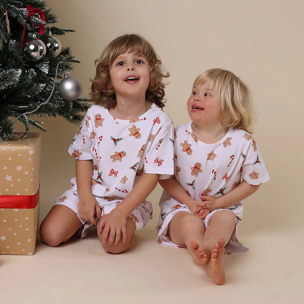 Gingerbread Organic Kids PJ Set