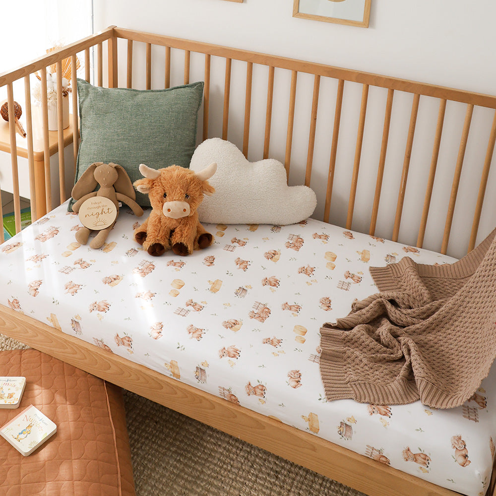 Organic Fitted Cot Sheet