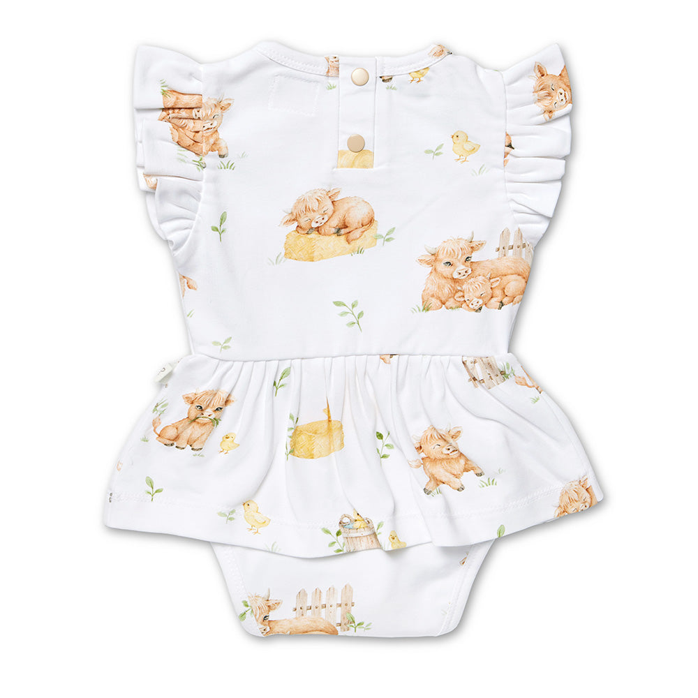 Highland Cows Organic Dress