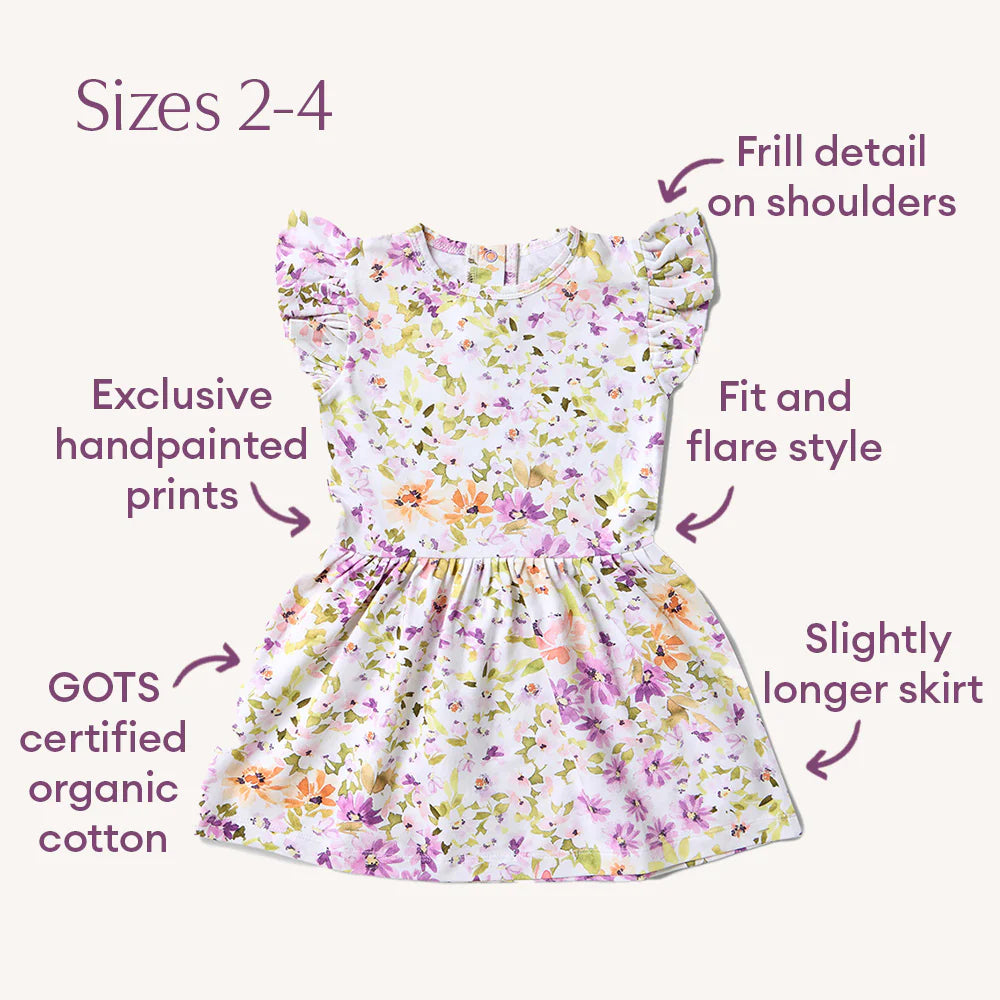 Isla Short Sleeve Organic Dress