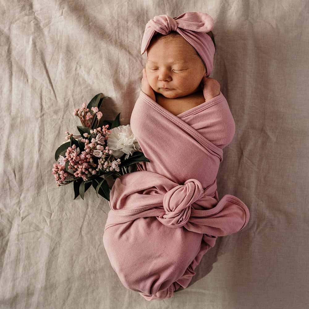 Stretch Cotton Baby Wrap set