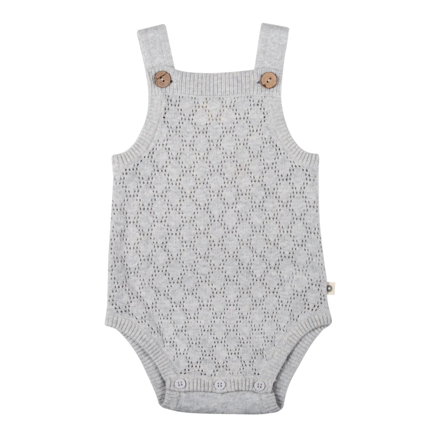 Pointelle Lace Knit Onesie