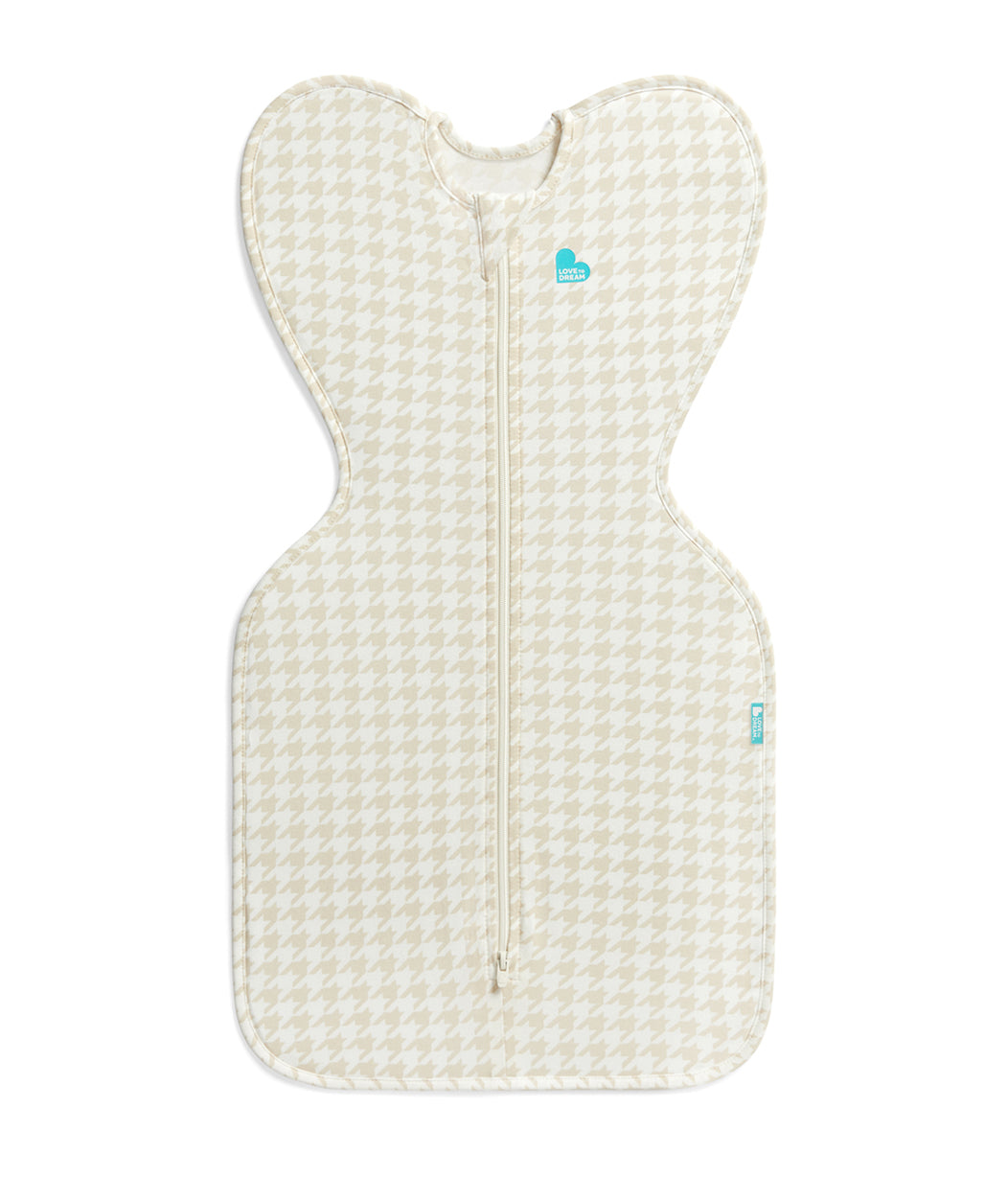 Love To Dream Swaddle Up™ 1.0 TOG Stretch Cotton Houndstooth