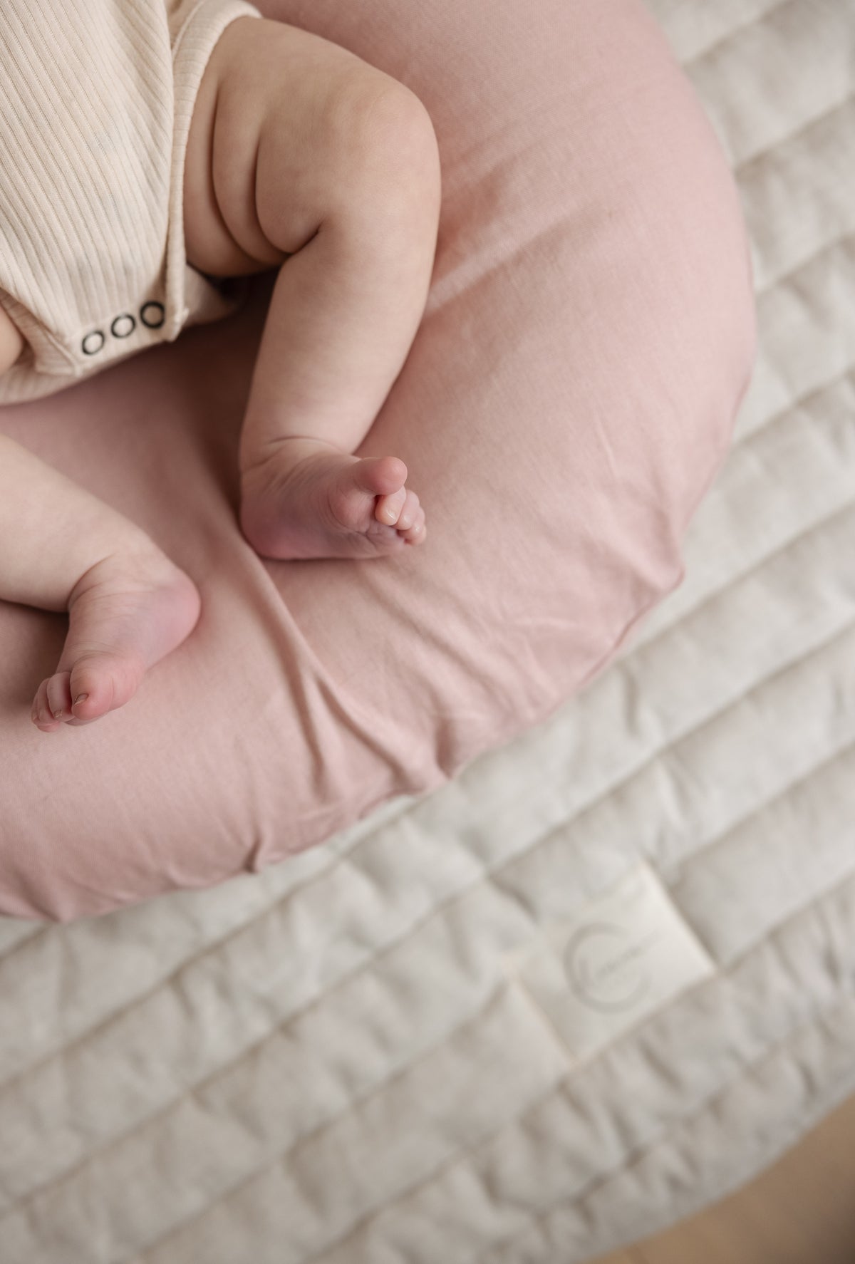 Baby Lounger Nest - French Flax Linen